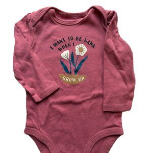 5/$10 | 🌼 Baby Girl Nana Bodysuit 9M